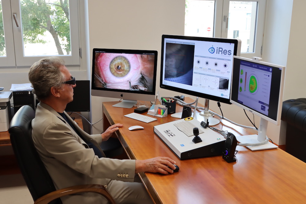 TIM Uses 5G To Support Remote Eye Surgery At Bari Polyclinic In Puglia   Prof. Alessio Remotely Cheking During Operation 